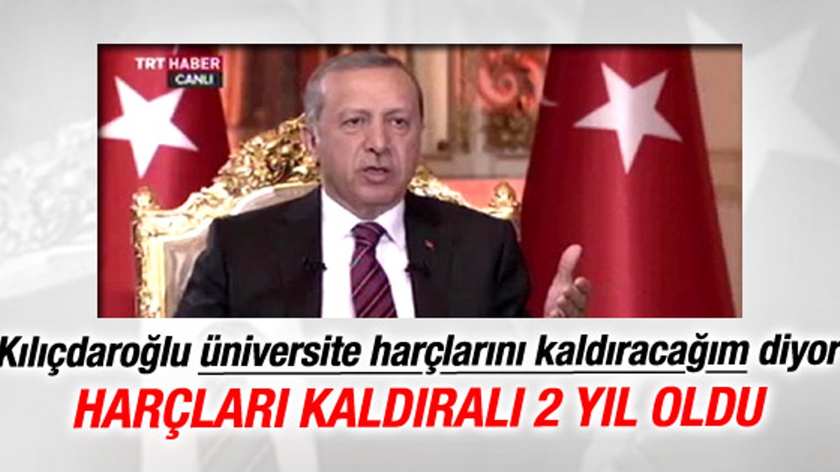 Erdoğan: Kılıçdaroğlu'nun kaldıracağız dediği harçlar yok