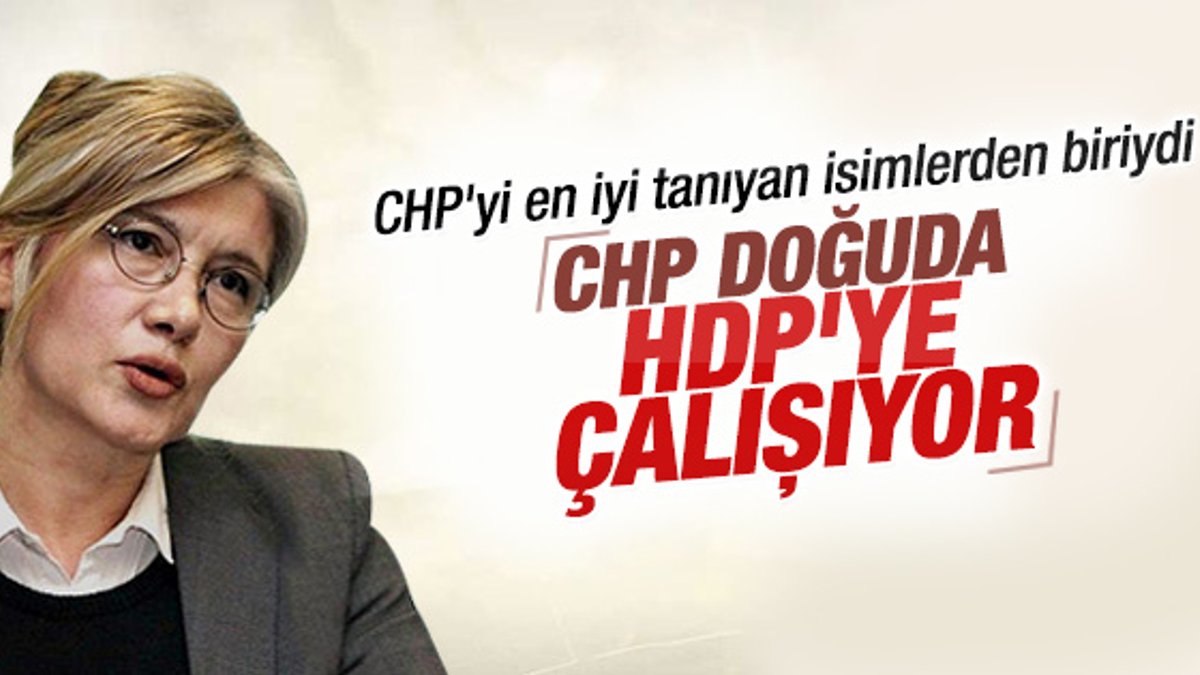 Emine Ülker'den CHP-HDP işbirliği iddiası