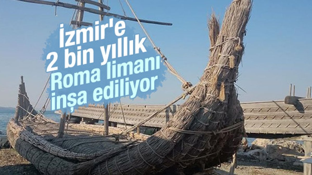 İzmir'e 2 bin yıllık Roma limanı inşa ediliyor