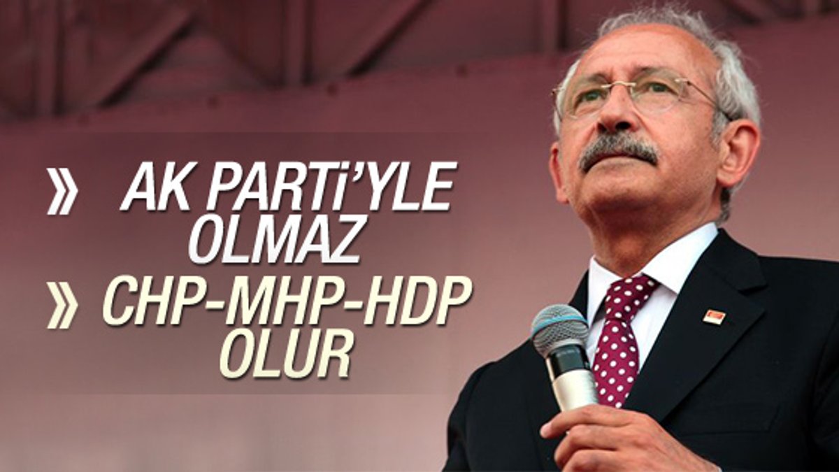 Kemal Kılıçdaroğlu'ndan koalisyon açıklaması