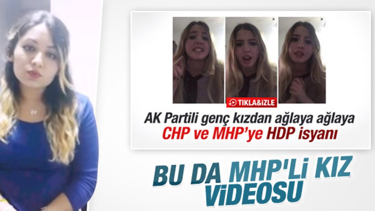 AK Partili genç kıza MHP'li genç kızdan cevap