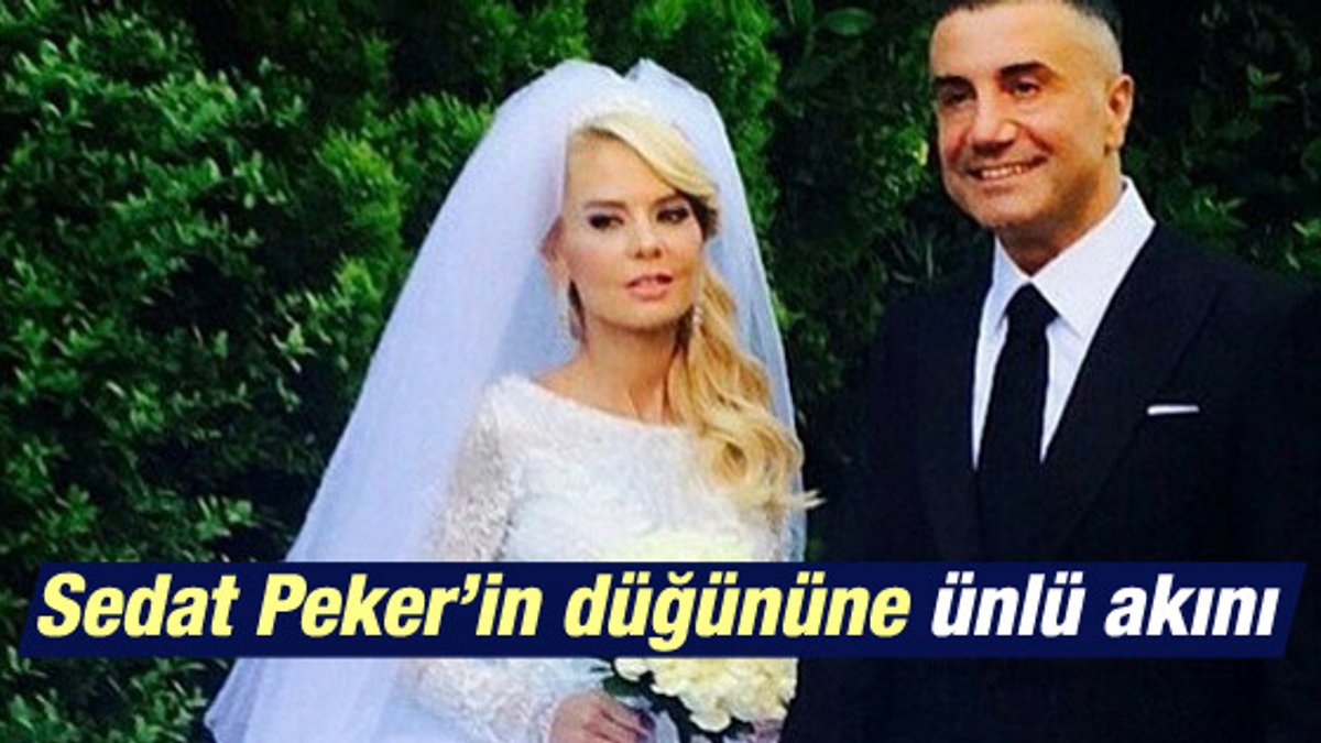 Sedat Peker düğün yaptı