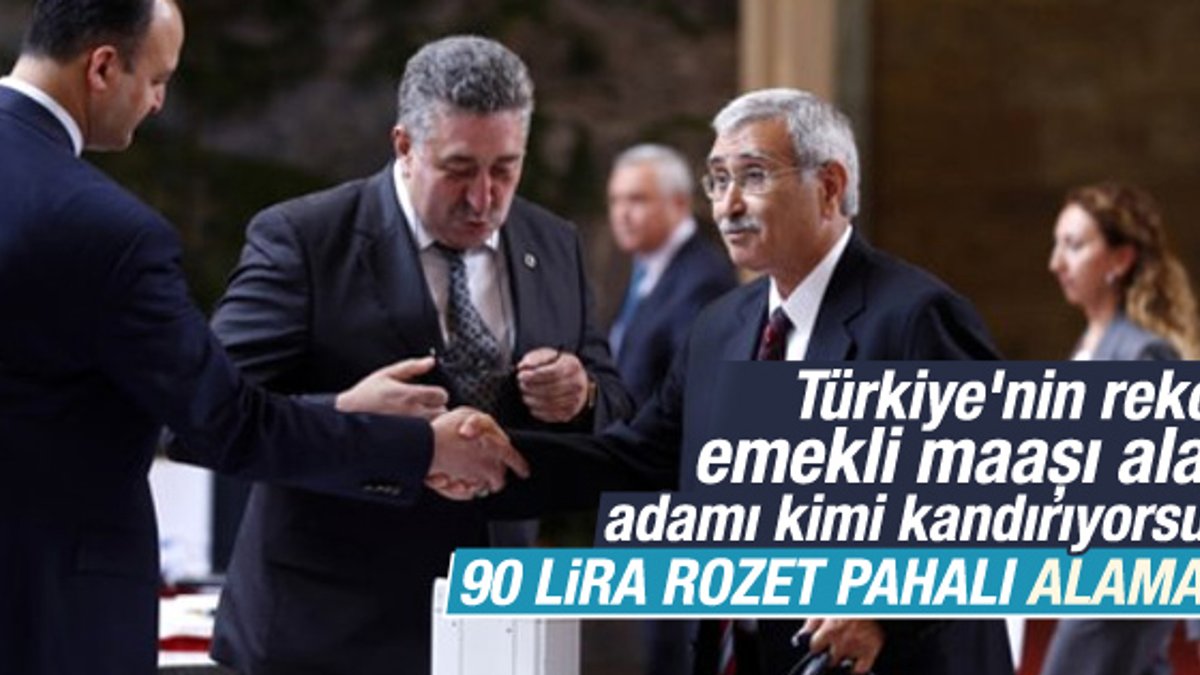 MHP'li Durmuş Yılmaz Meclis rozetini pahalı diye almadı