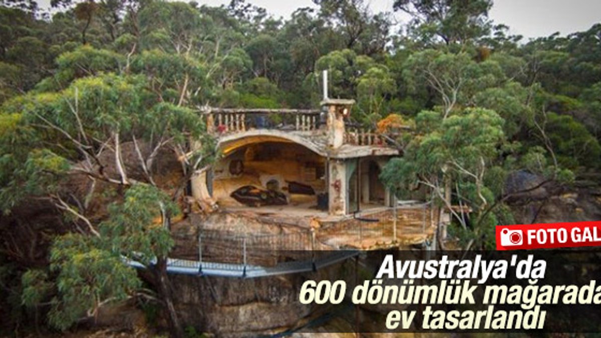 Avustralya'da 600 dönümlük mağaradan ev tasarlandı