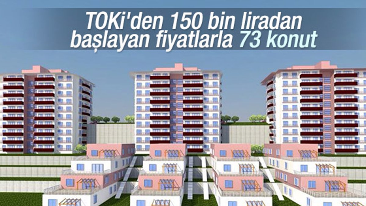 TOKİ Eskişehir'de 73 konutu satışa sunuyor
