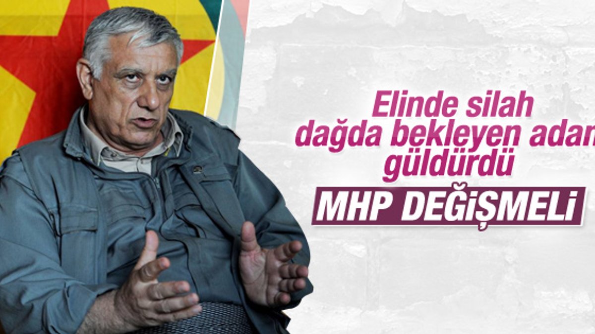 PKK'lı Cemil Bayık MHP'ye ayar verdi: Değişmek zorundasın