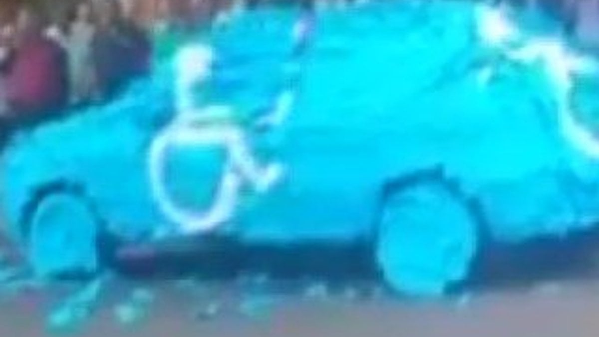 Engelli yerine park eden Brezilyalı adam pişman oldu