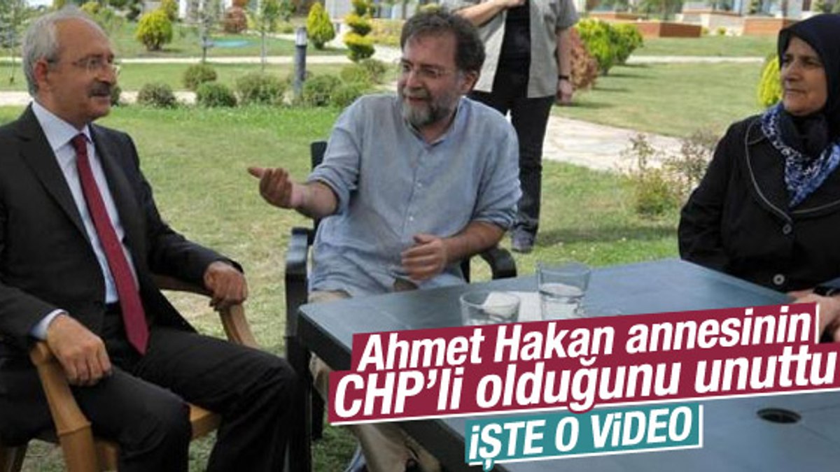 Ahmet Hakan'ın annesi CHP'li