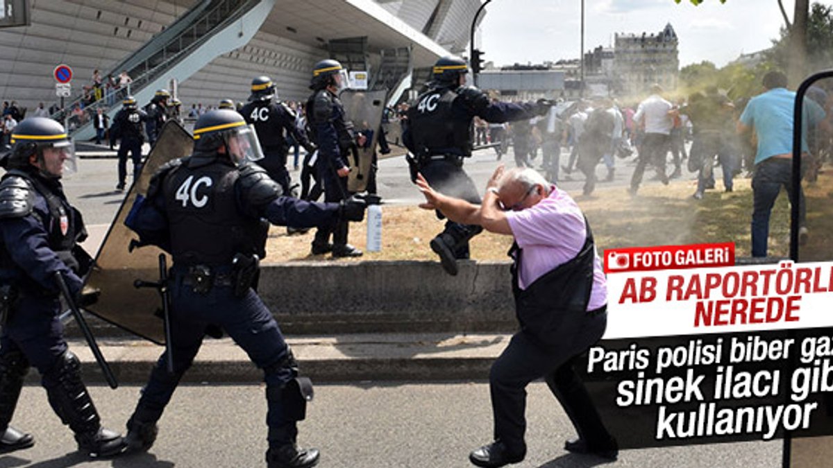 Taksici isyanı Paris'i kilitledi