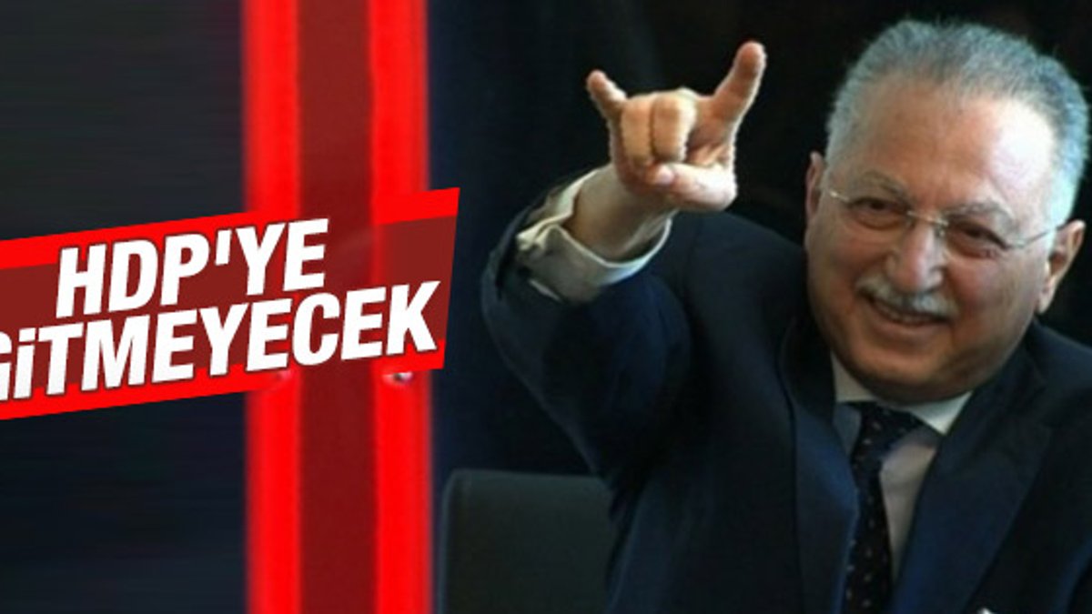 Ekmeleddin İhsanoğlu HDP'ye gitmeyecek