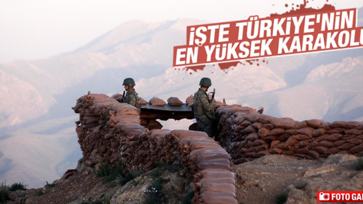 Van'da Türkiye'nin en yüksek noktasında karakol