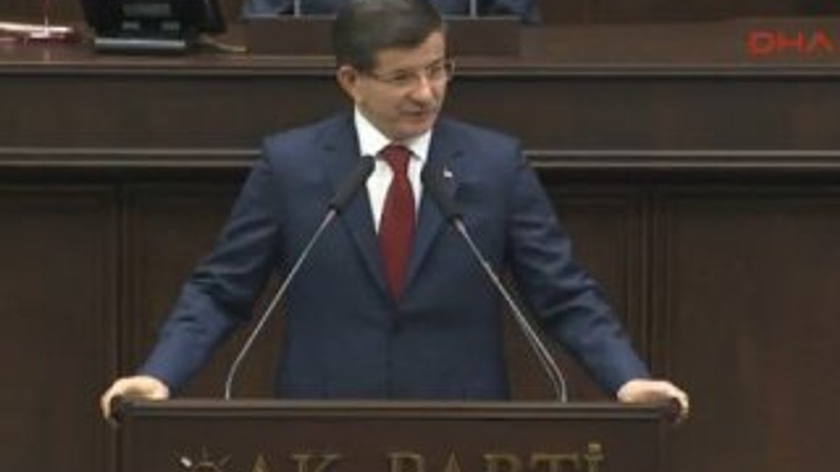 Davutoğlu'nun AK Parti grup toplantısı konuşması