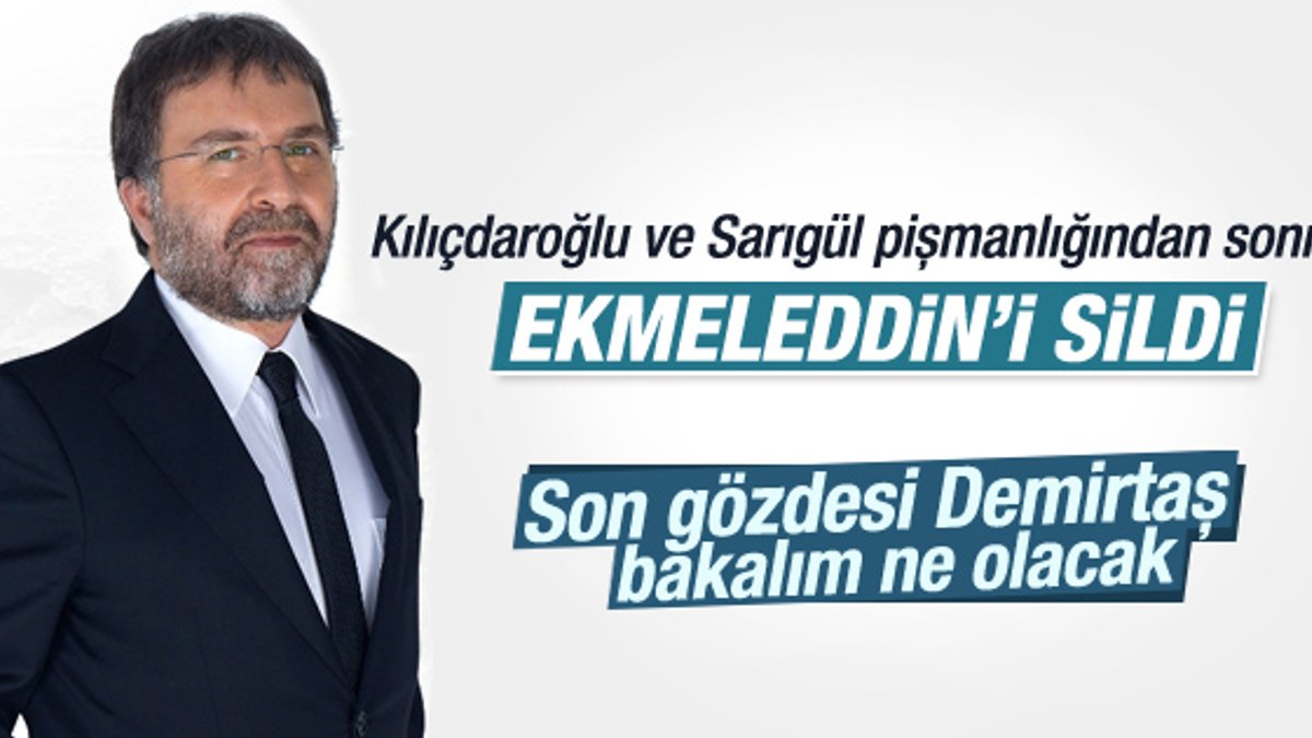 Ahmet Hakan Ekmeleddin İhsanoğlu'nu eleştirdi