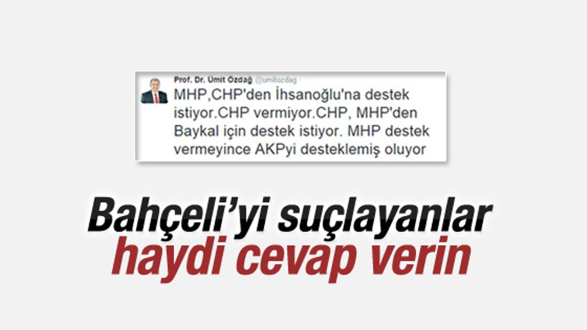 MHP'li Ümit Özdağ CHP'ye yanıt verdi