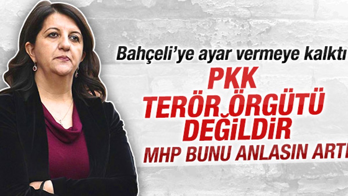 Pervin Buldan'dan PKK terör örgütü değildir açıklaması