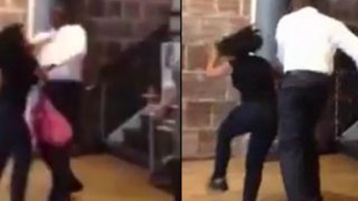 Amerika'da restoran yöneticisi kadın çalışanı dövdü