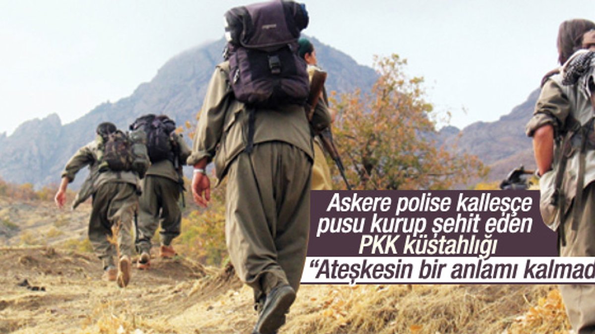PKK'dan küstah açıklama