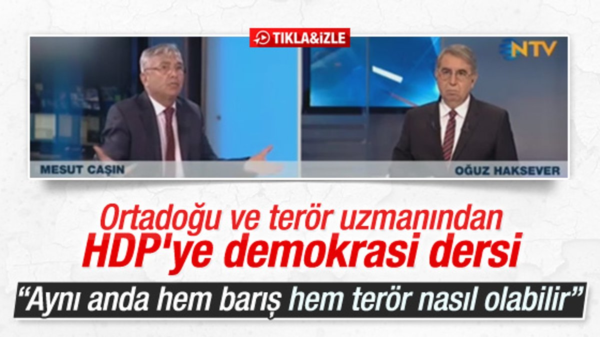 Terör uzmanı Mesut Caşın'dan HDP'ye tepki