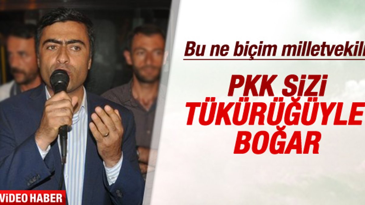 HDP'li vekil Abdullah Zeydan: PKK sizi tükürüğüyle boğar