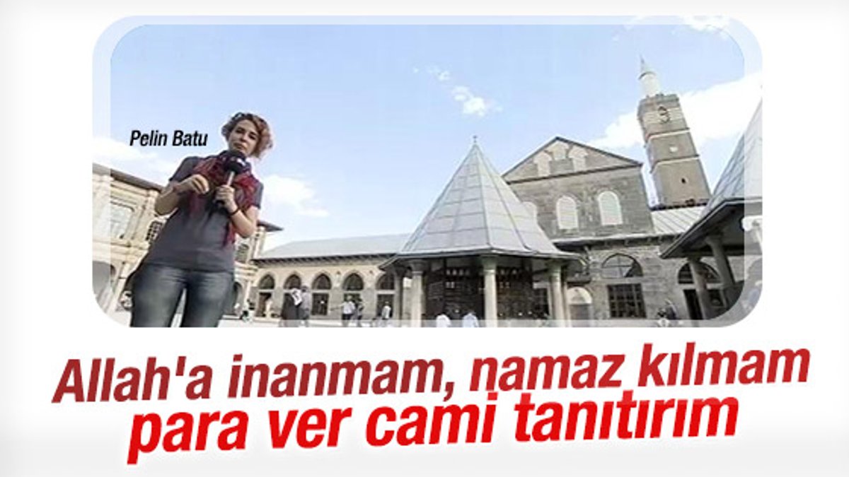 Pelin Batu'nun Diyarbakır'da cami gezisi