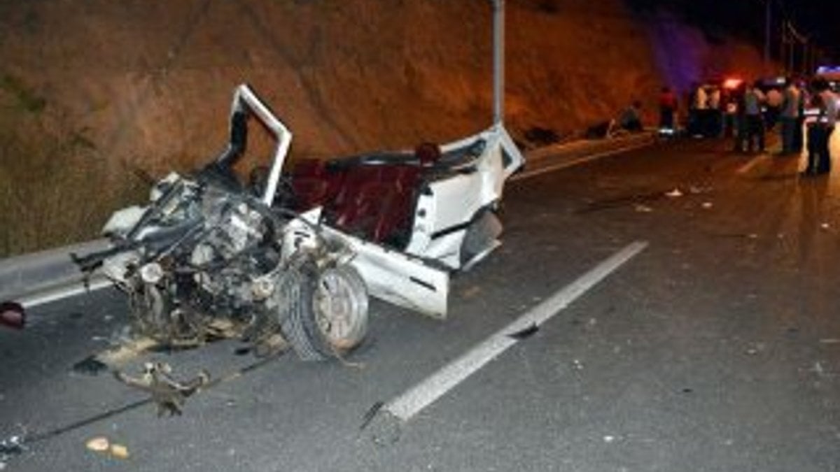 Malatya'da trafik kazası: 1 ölü 3 yaralı