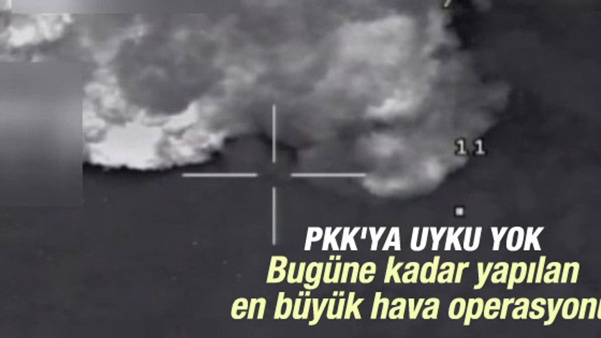 PKK'ya 6. hava harekatı