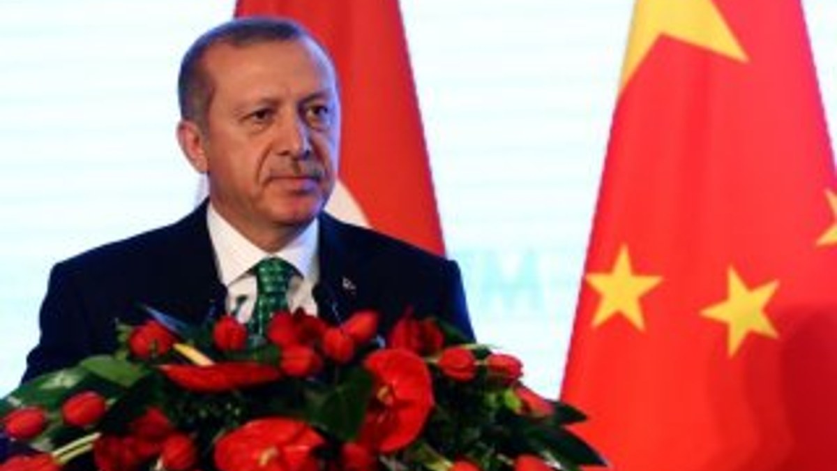 Cumhurbaşkanı Erdoğan'ın Çin konuşması