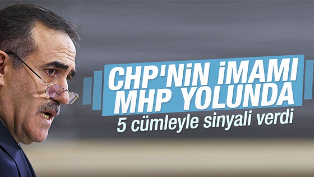 CHP'den istifa eden İhsan Özkes MHP'ye göz kırptı