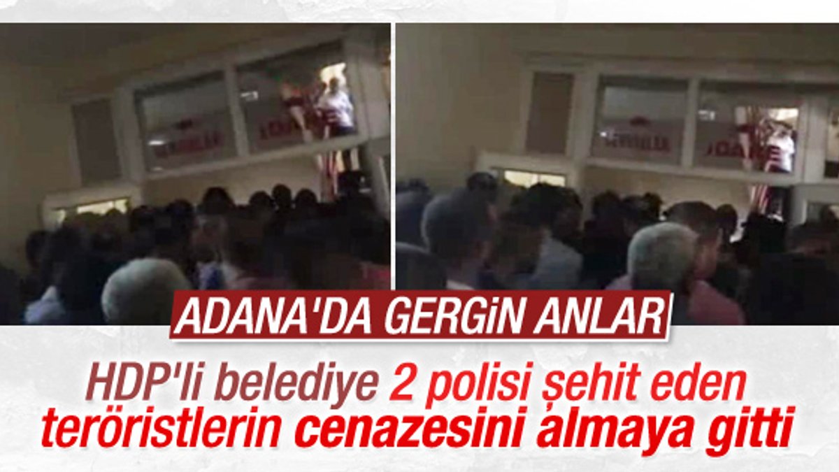Adana'da hastane morgunda terörist tepkisi