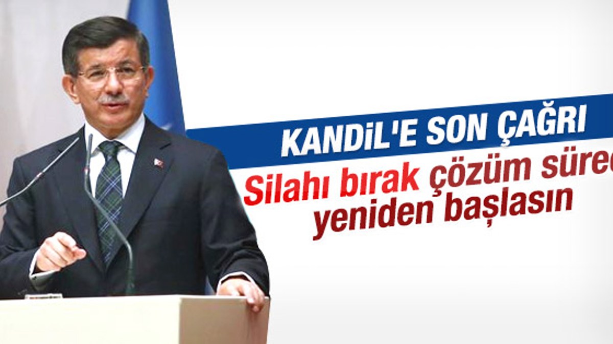 Ankara'dan Kandil'e çözüm süreci mesajı