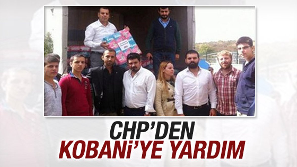 CHP heyeti Kobani'ye yardım götürdü