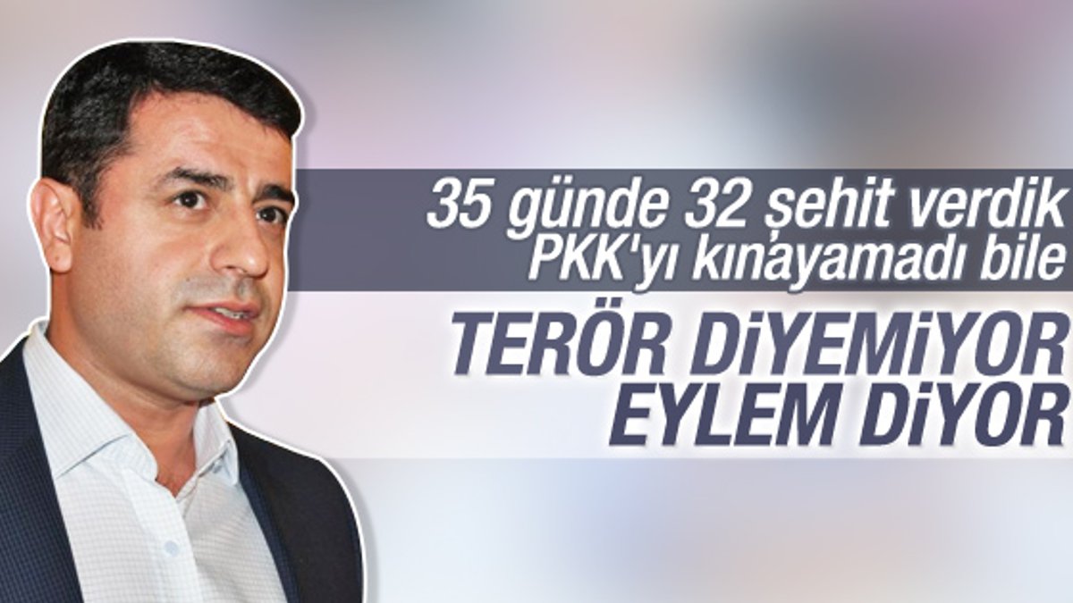Demirtaş: HDP barış isteğinden vazgeçmeyecektir