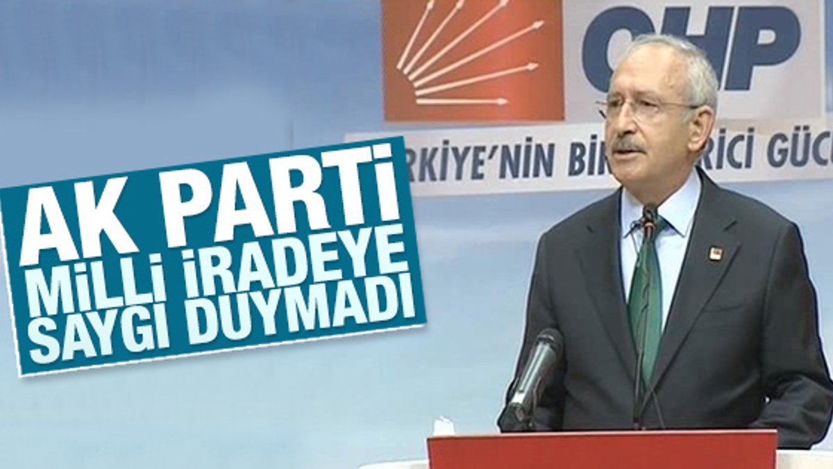 AK Parti-CHP görüşmesi sonrası Kılıçdaroğlu'ndan açıklama