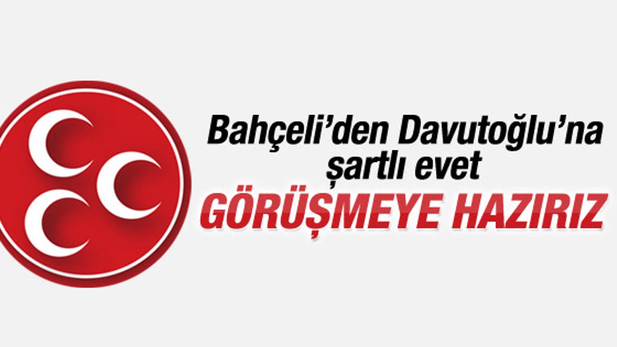 MHP'den açıklama: Davutoğlu ile görüşmeye hazırız