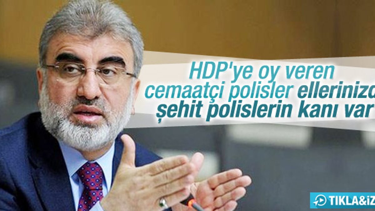 Yıldız: HDP'ye oy veren polislerin şehitlerin kanında izi var