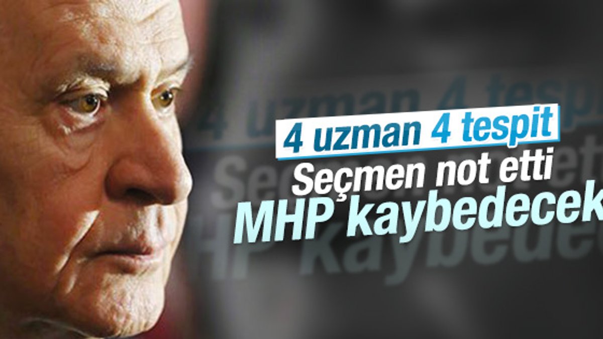 Anketçilerin yorumu: MHP oy kaybedecek