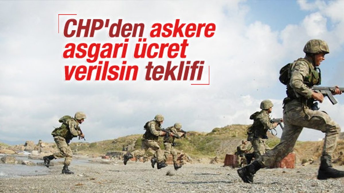 CHP'den er ve erbaşlara harçlık teklifi