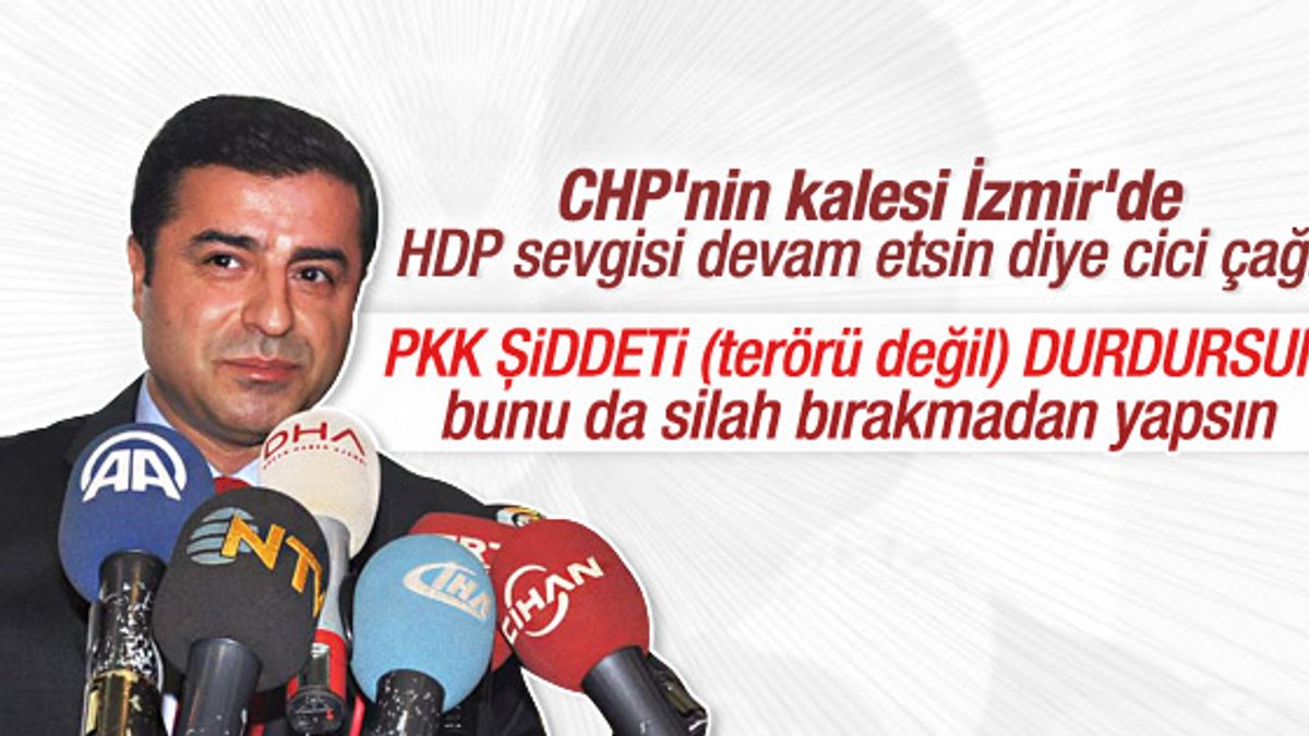 Demirtaş'tan PKK'ya silahları susturun çağrısı