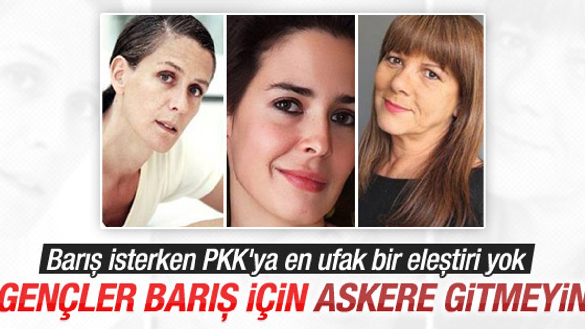 Sanatçılar barış isterken PKK'yı eleştiremedi