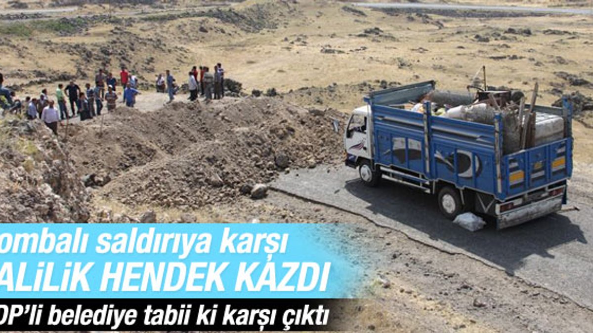 Ağrı'da PKK'ya karşı hendekle önlem alındı