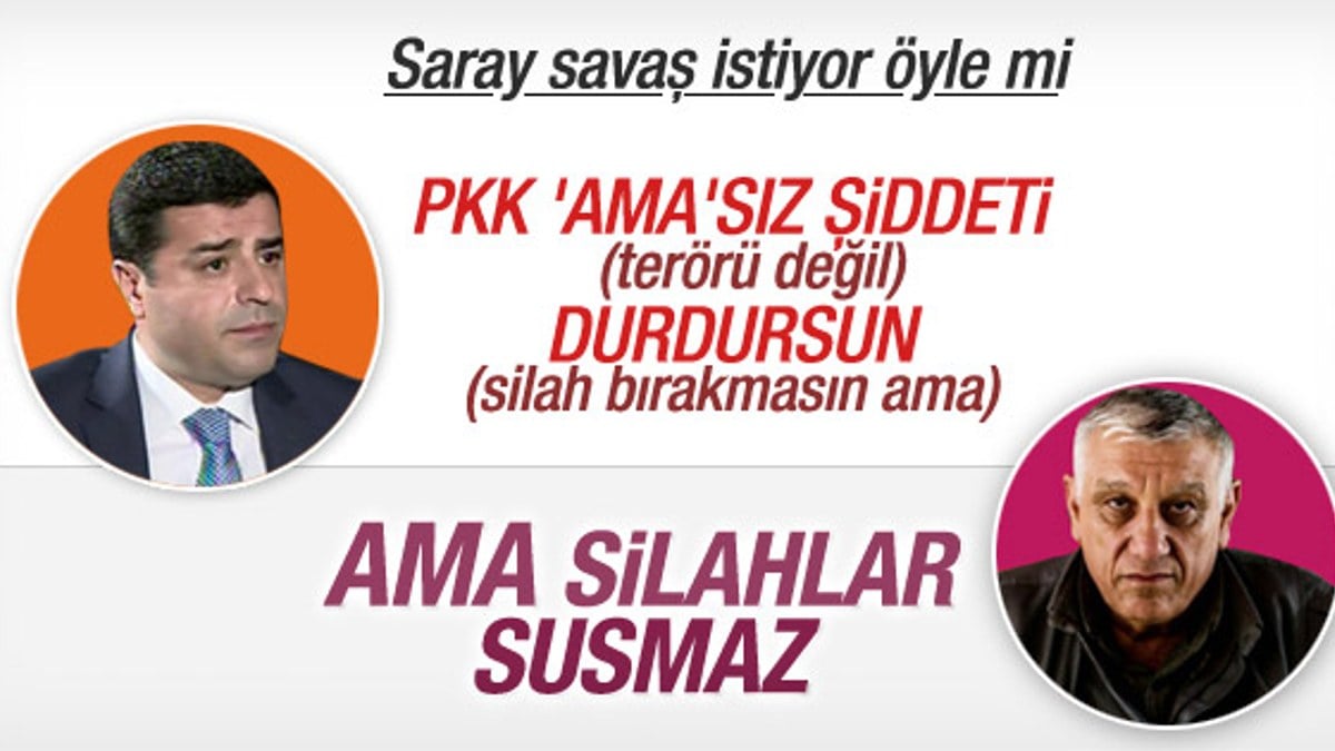 Demirtaş'ın eylemleri durdurun çağrısına PKK'dan yanıt