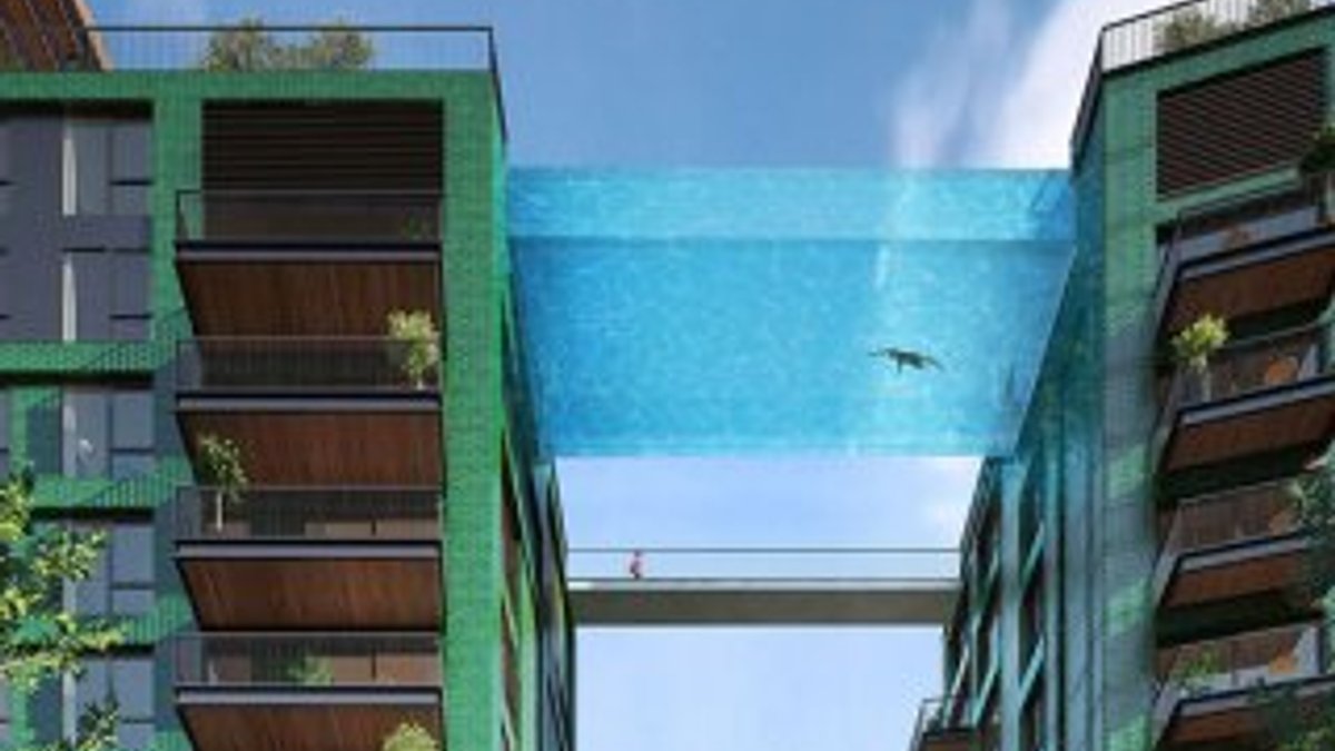 Dünyanın ilk gökyüzü havuzu Londra'da yapılıyor