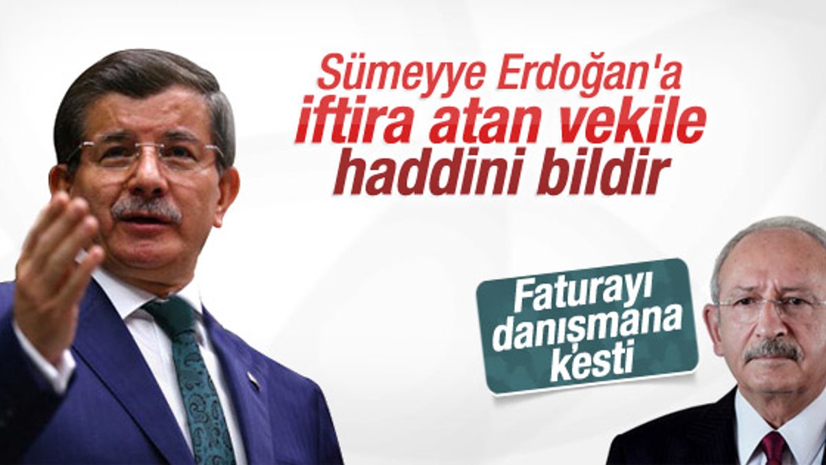 Başbakan Davutoğlu'ndan Kılıçdaroğlu'na sert çağrı