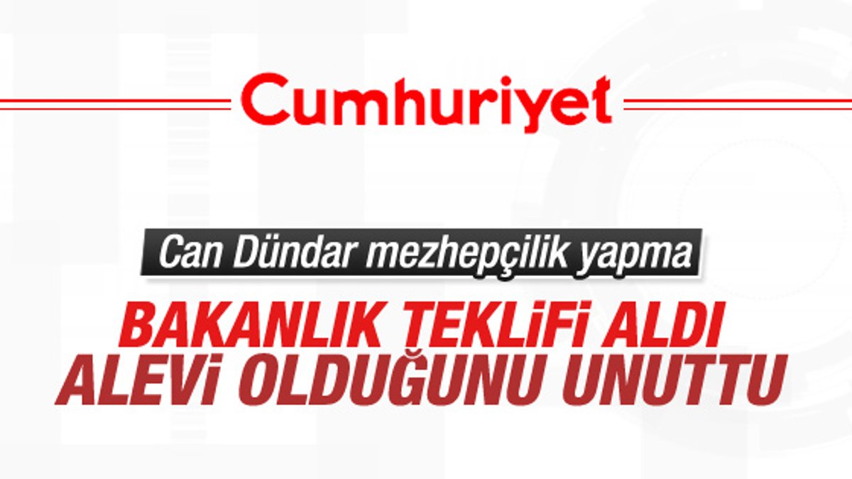 Cumhuriyet HDP'li vekile Alevi olduğunu hatırlattı