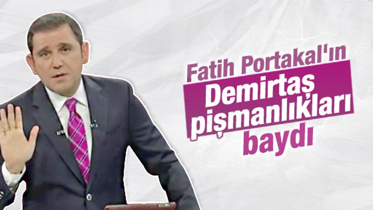 Fatih Portakal yine Demirtaş'a kızdı