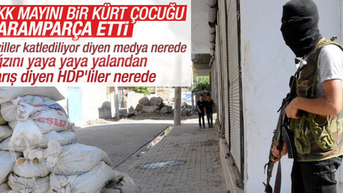 Diyarbakır'da PKK'dan bombalı saldırı: 1 çocuk öldü