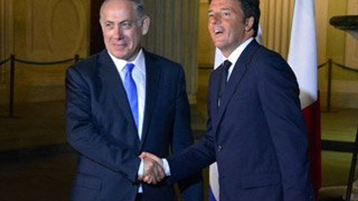 İtalya Başbakanı Renzi Netanyahu'yu ağırladı