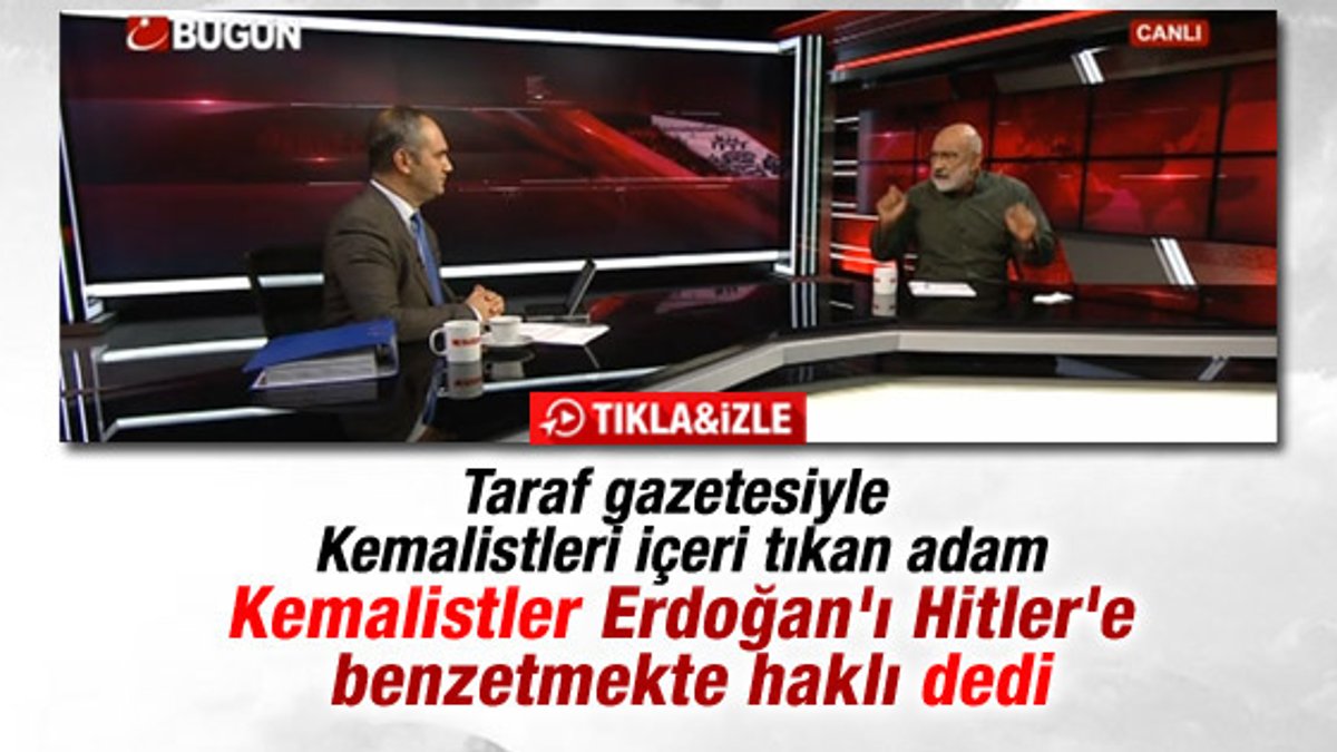 Ahmet Altan: Erdoğan'a Hitler diyen Kemalistler haklı