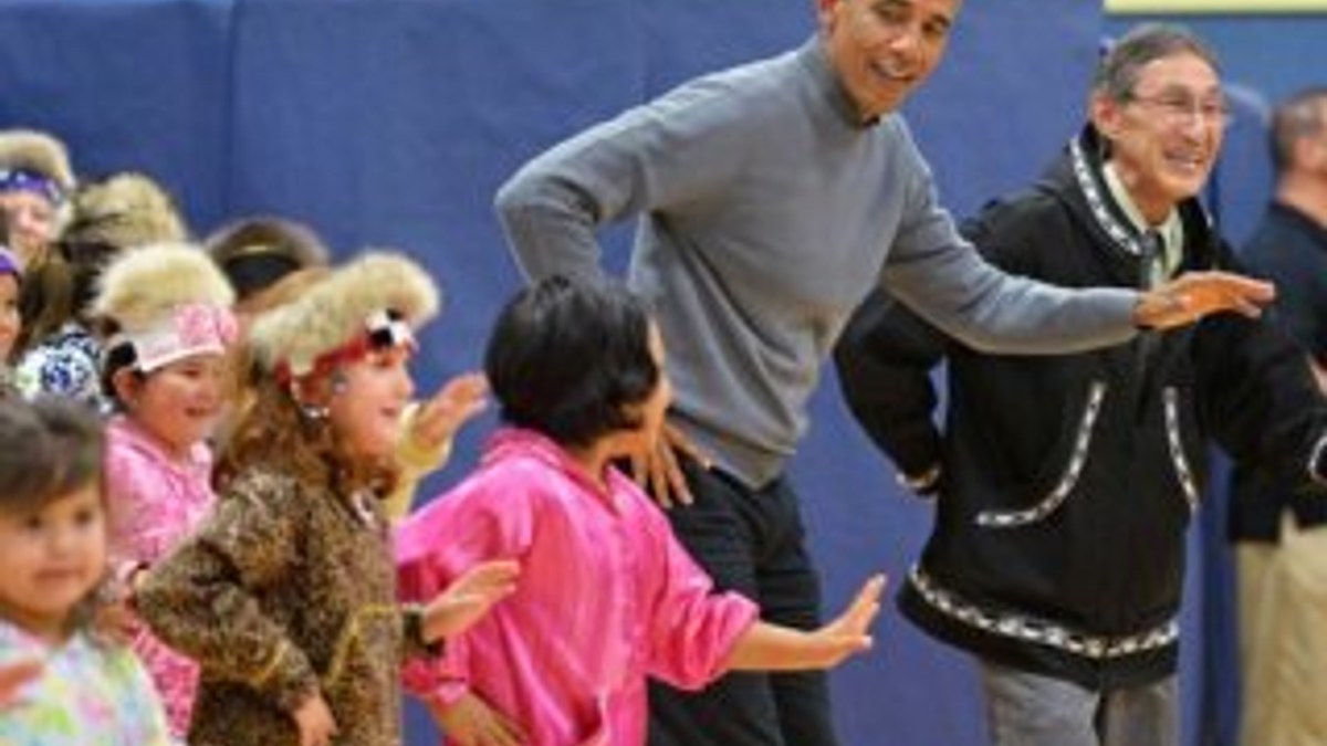 Obama'nın Alaska ziyareti