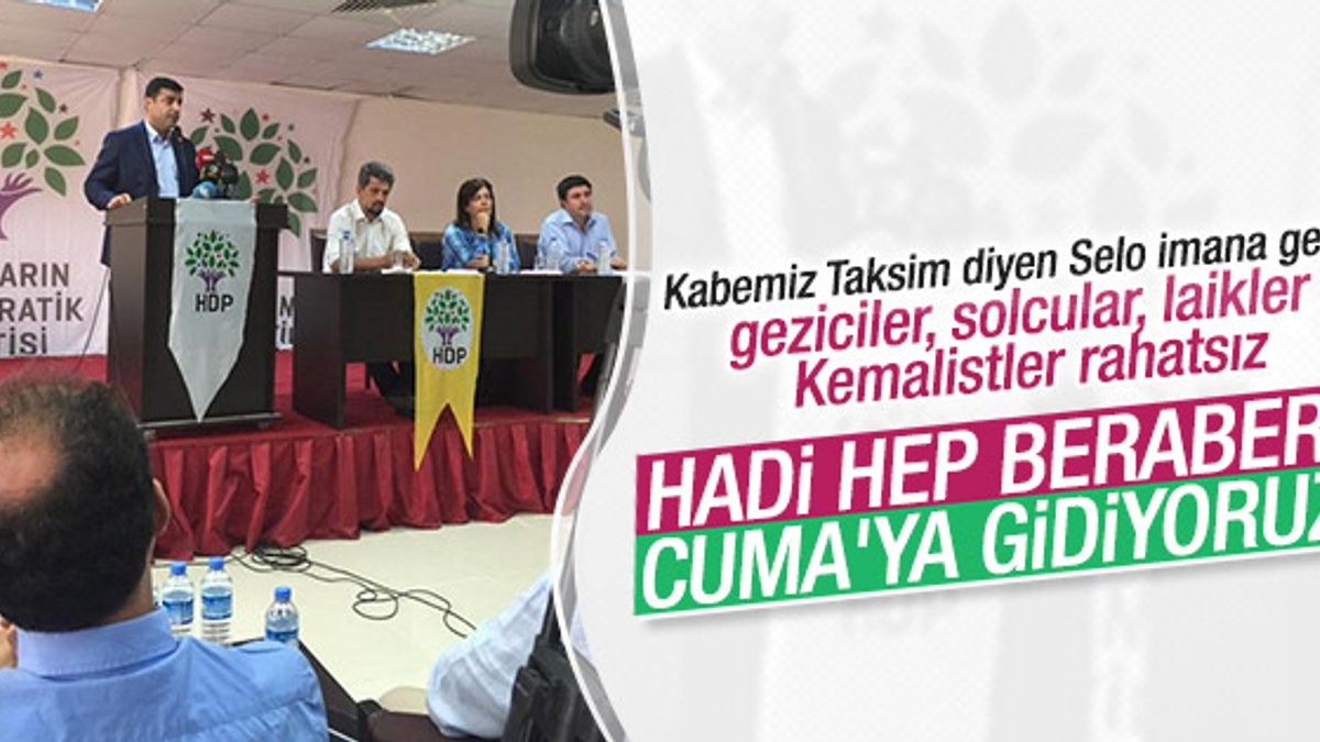 Demirtaş HDP'lileri Cuma namazına davet etti